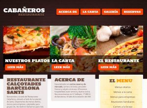 Restaurante Cabañeros calçotades Sants Barcelona